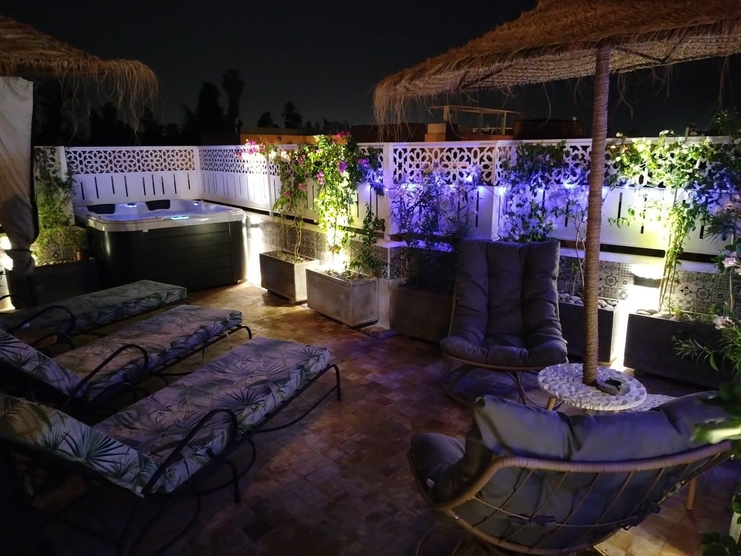 Riad & Spa Sous Le Soleil Chez Jerome Et Pamela Ch Zen Марракеш Экстерьер фото